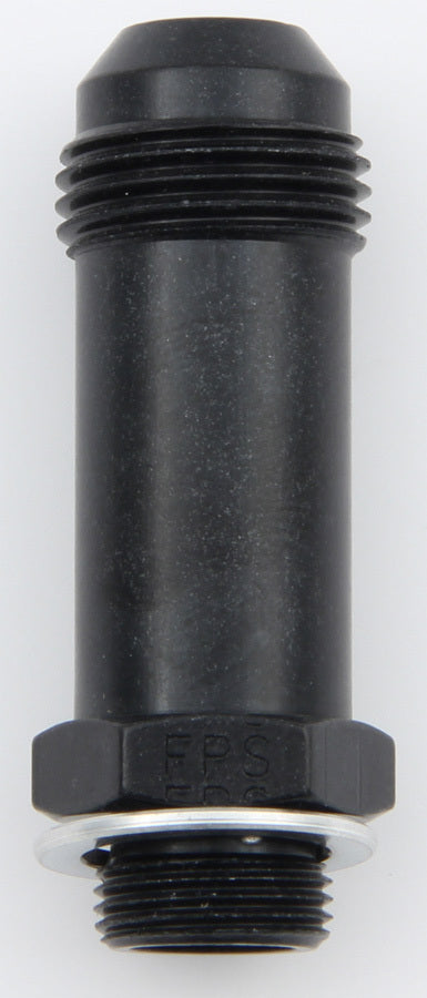 Fragola Performance Systems 491966-BL Adapter Fitting #8 x 9/16-24 Holley Blk Fragola Performance Systems 491966-BL