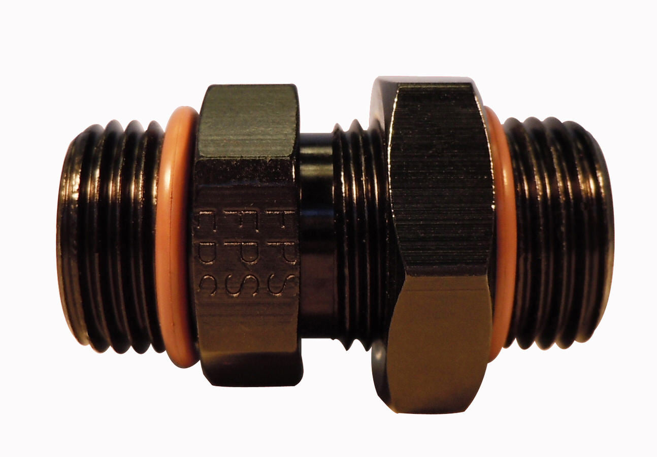 Fragola Performance Systems 494108-BL #8 ORB x #8 ORB Adapter Fitting  Black Fragola Performance Systems 494108-BL