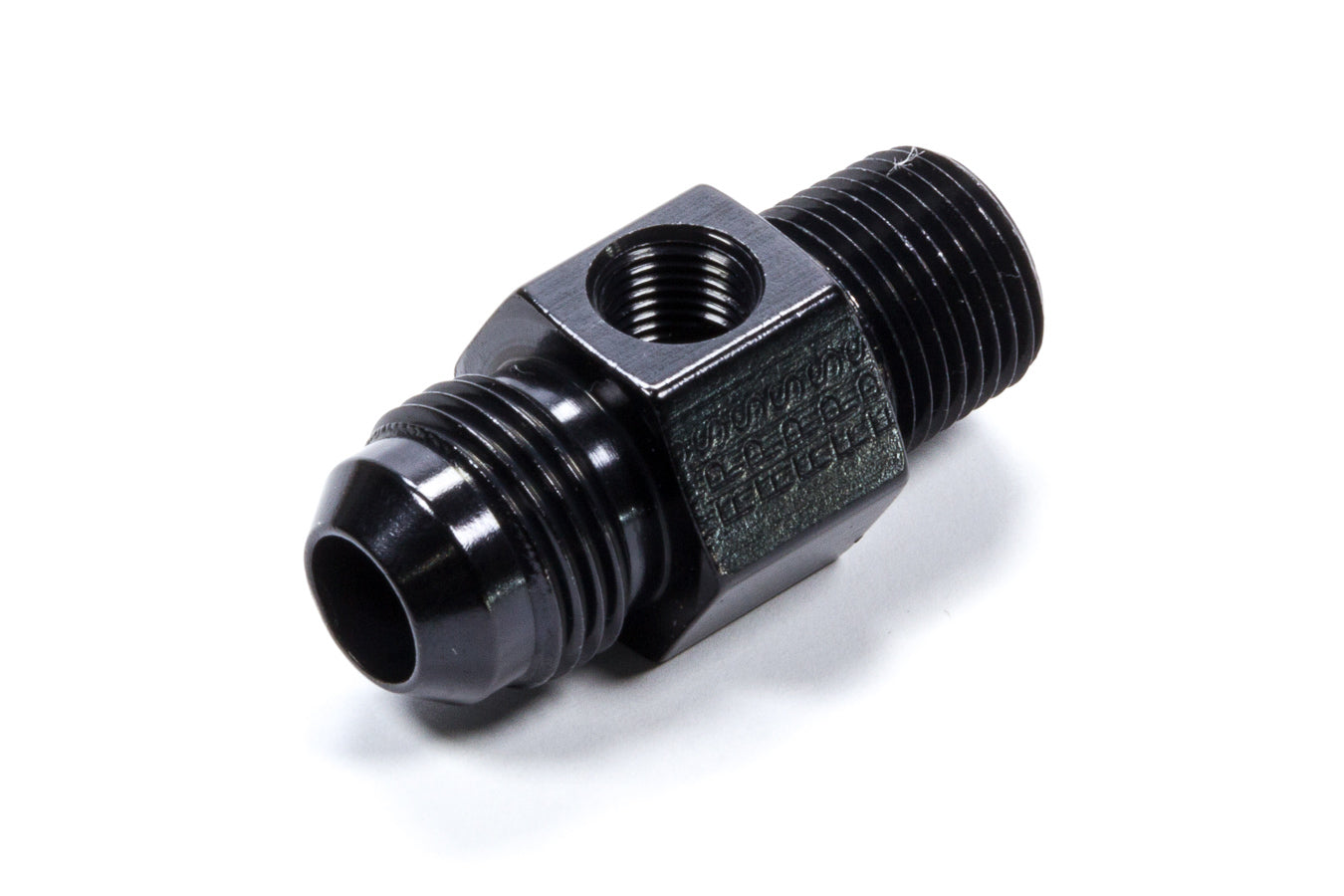 Fragola Performance Systems 495004-BL #8 X 3/8MPT Inline Gauge Adapter Fitting Black Fragola Performance Systems 495004-BL