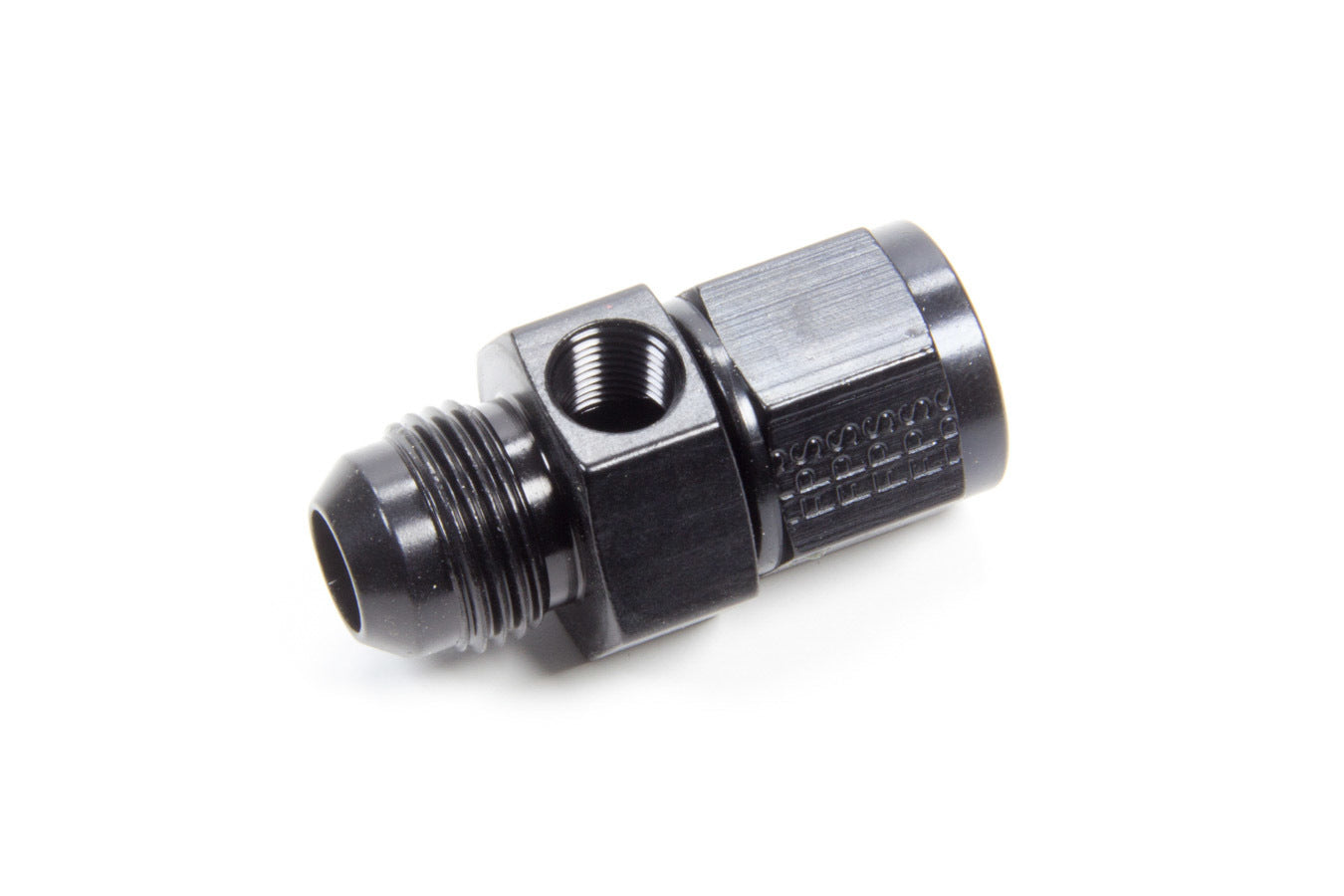 Fragola Performance Systems 495006-BL Gauge Adapter Fitting #8 Male to #8 Female Black Fragola Performance Systems 495006-BL