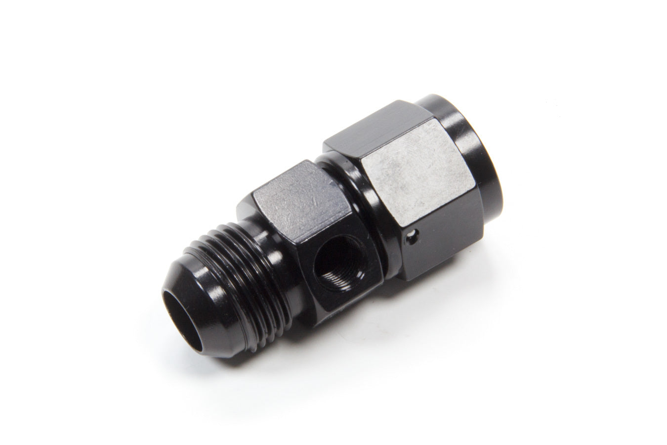 Fragola Performance Systems 495008-BL Gauge Adapter Fitting #10 Male/Female Black Fragola Performance Systems 495008-BL