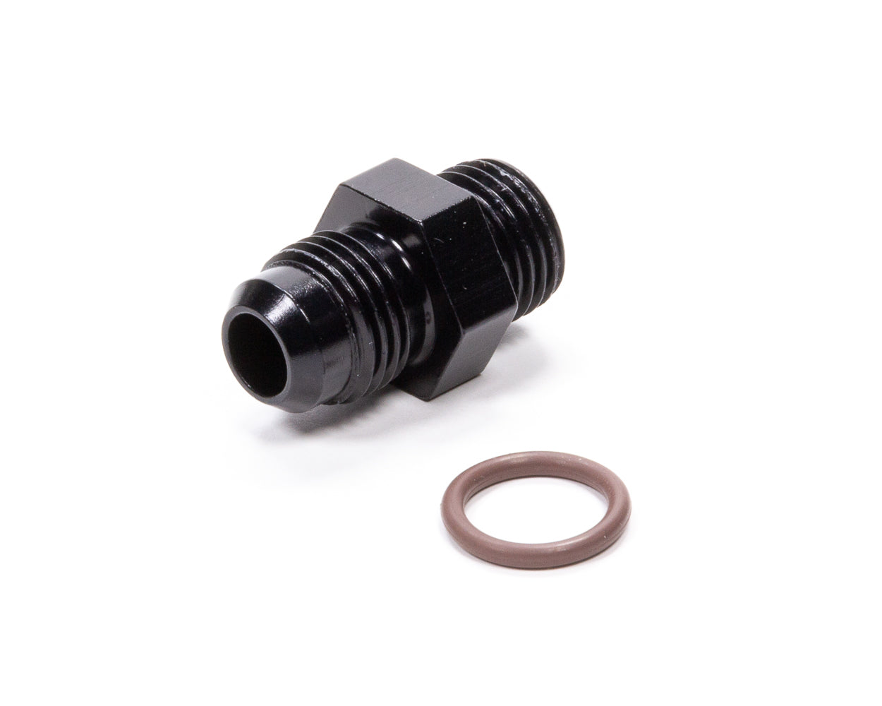Fragola Performance Systems 495100-BL #6 x 9/16-18 (#6) Radius O-Ring Fitting Black Fragola Performance Systems 495100-BL
