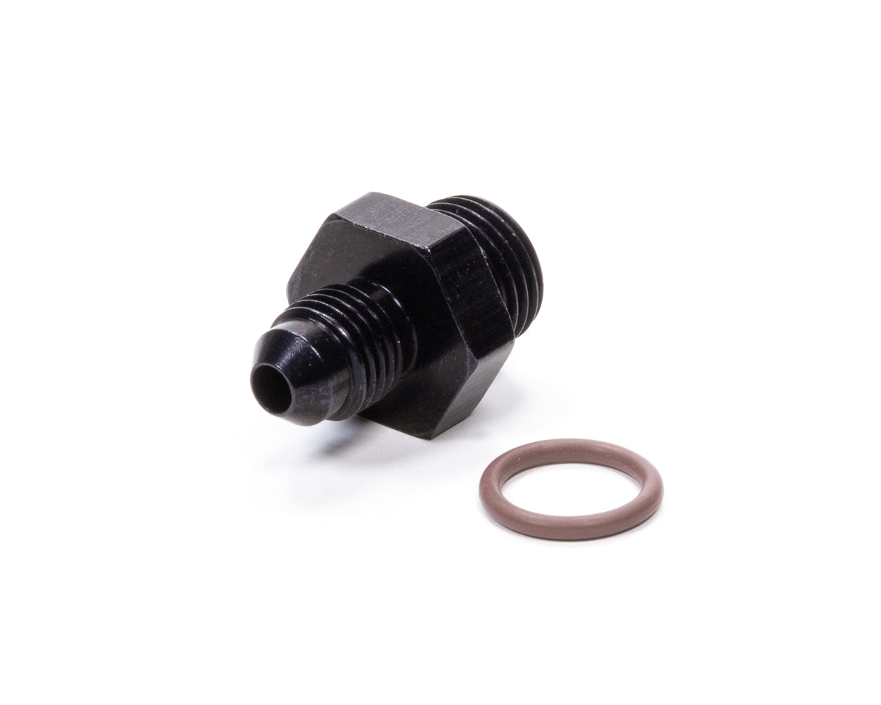 Fragola Performance Systems 495110-BL #4 x 9/16-18 (#6) Radius O-Ring Fitting Black Fragola Performance Systems 495110-BL