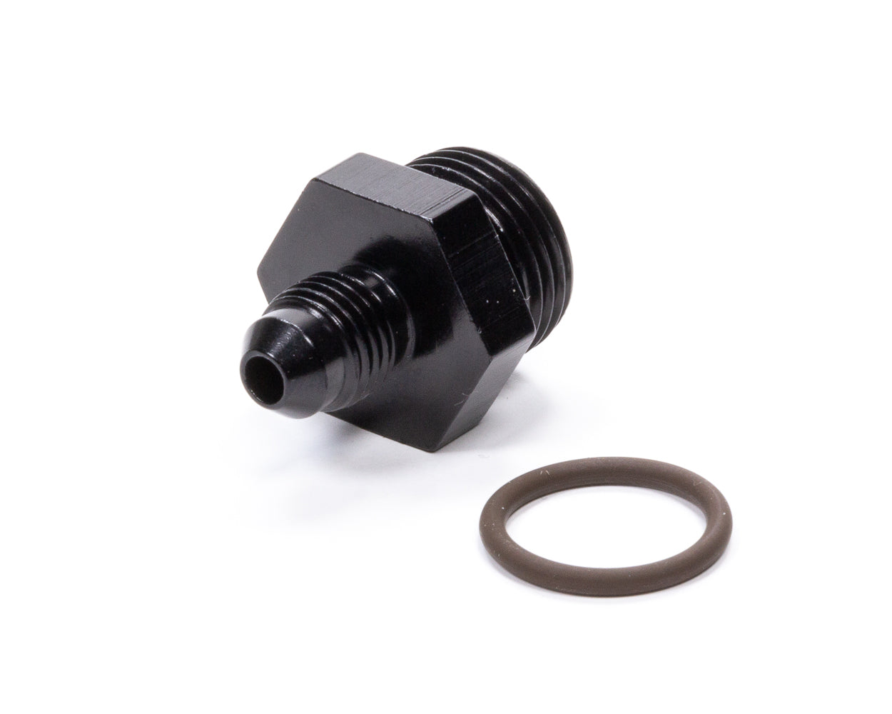 Fragola Performance Systems 495111-BL #4 x 3/4-16 (#8) Radius O-Ring Fitting Black Fragola Performance Systems 495111-BL