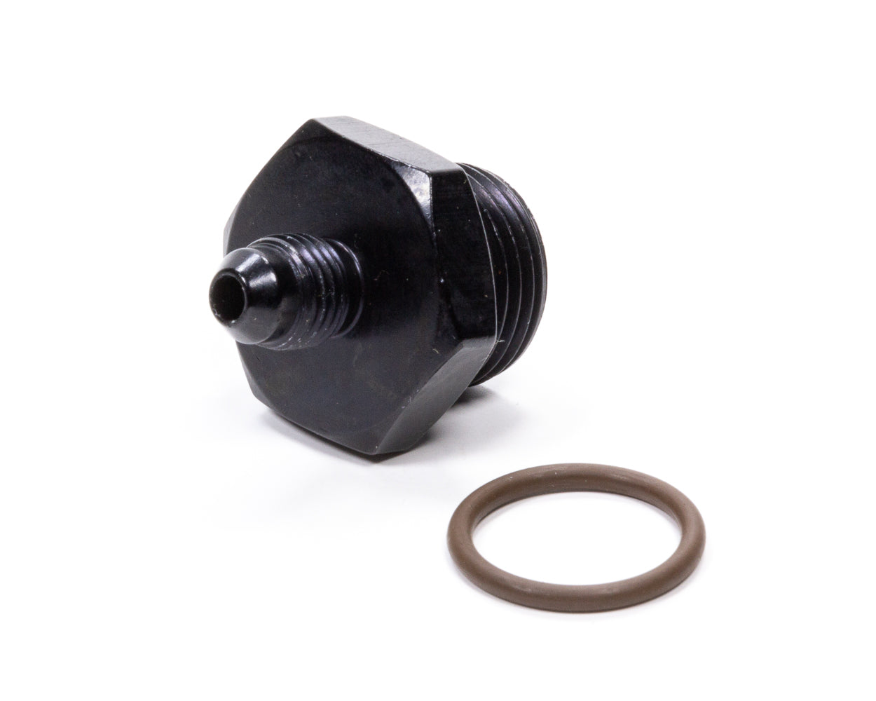 Fragola Performance Systems 495112-BL #4 x 7/8-14 (#10) Radius O-Ring Fitting Black Fragola Performance Systems 495112-BL