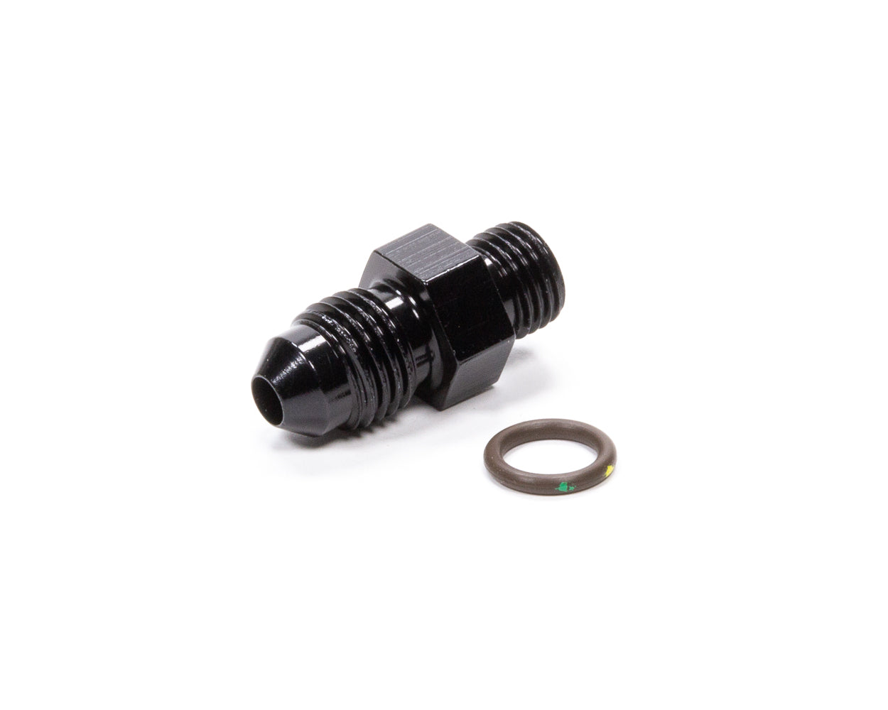 Fragola Performance Systems 495124-BL #4 x 3/8-24 (#3) Radius O-Ring Fitting Black Fragola Performance Systems 495124-BL