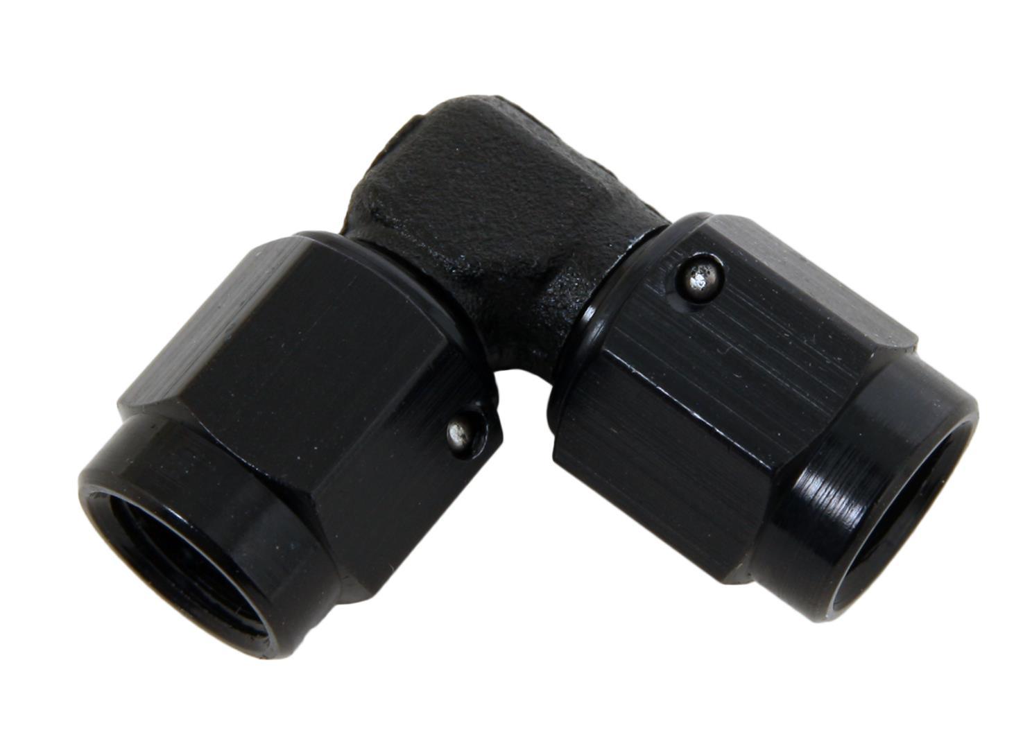 Fragola Performance Systems 496303-BL 3AN Coupler Female 90Deg Black Fragola Performance Systems 496303-BL
