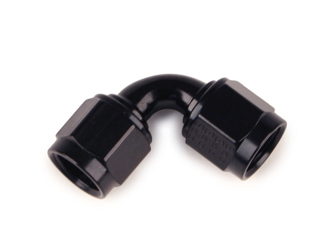 Fragola Performance Systems 496318-BL #8 90-Degree Female Couple Fitting Black Fragola Performance Systems 496318-BL