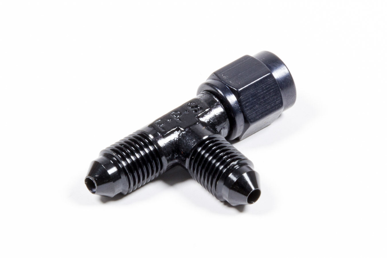 Fragola Performance Systems 498301-BL #3 Female T-Swivel on Run Fitting Black Fragola Performance Systems 498301-BL