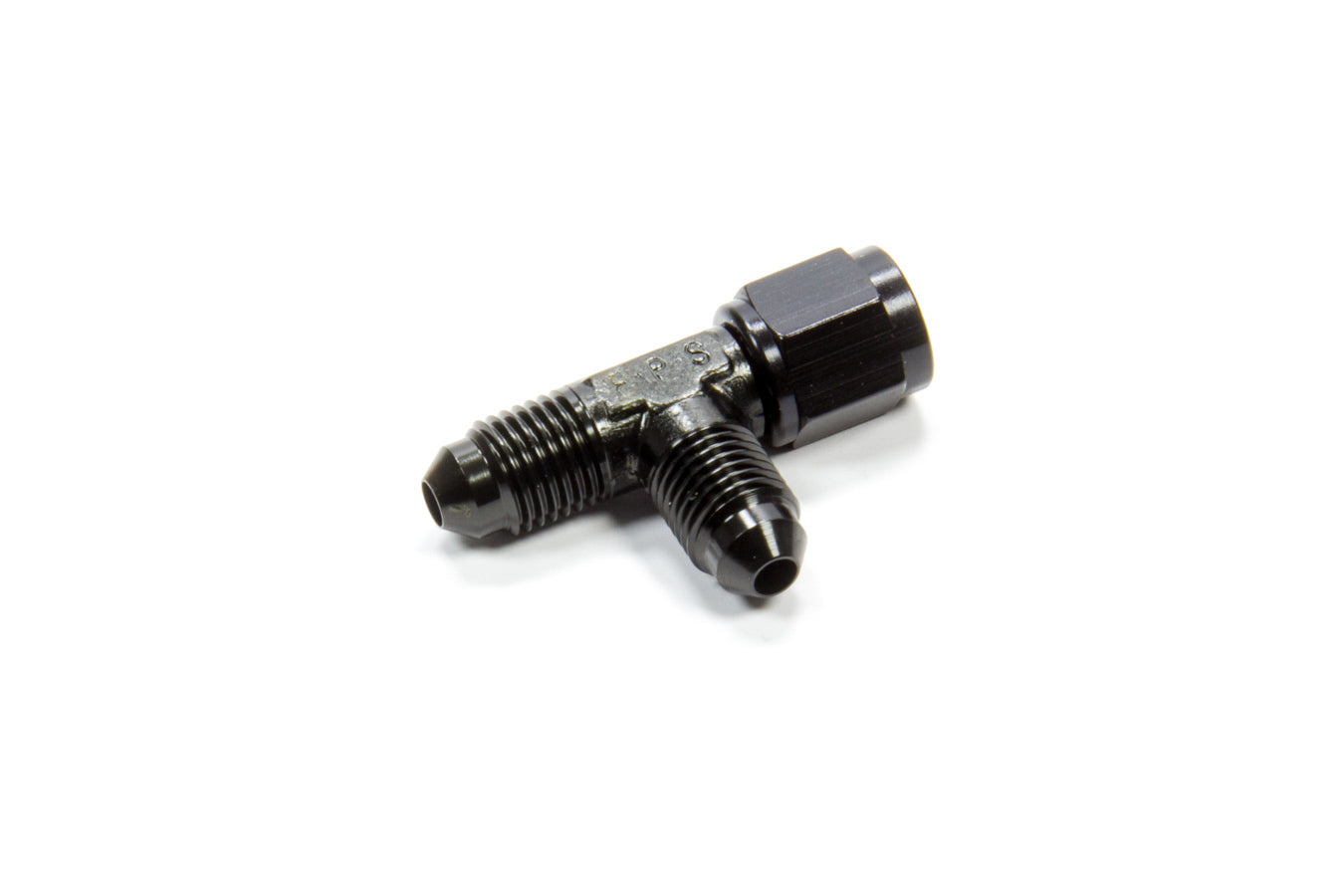 Fragola Performance Systems 498302-BL #4 Female T-Swivel on Run Fitting Black Fragola Performance Systems 498302-BL