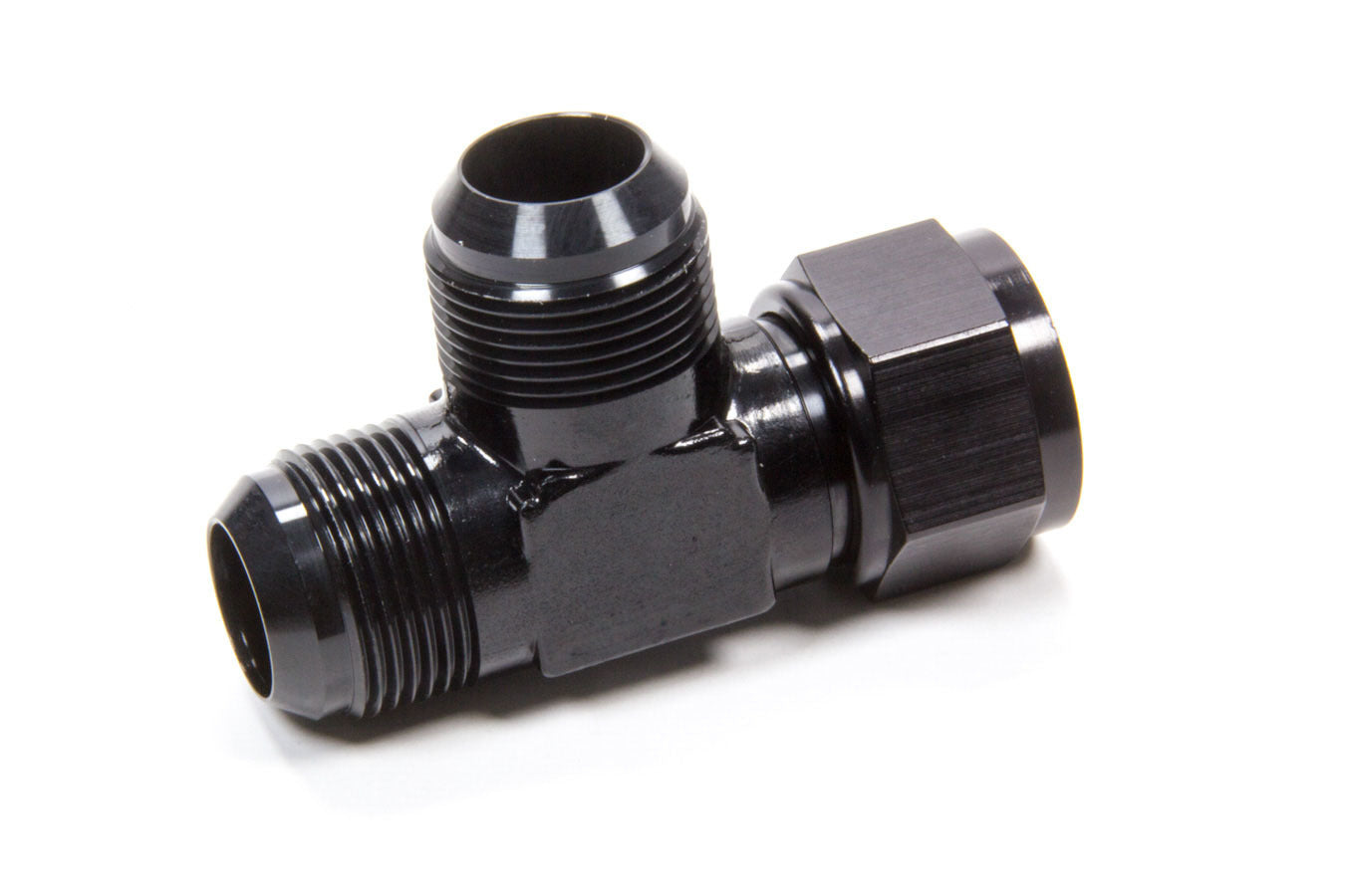 Fragola Performance Systems 498308-BL #16 On The Run T-Fitting w/Female Swivel Black Fragola Performance Systems 498308-BL