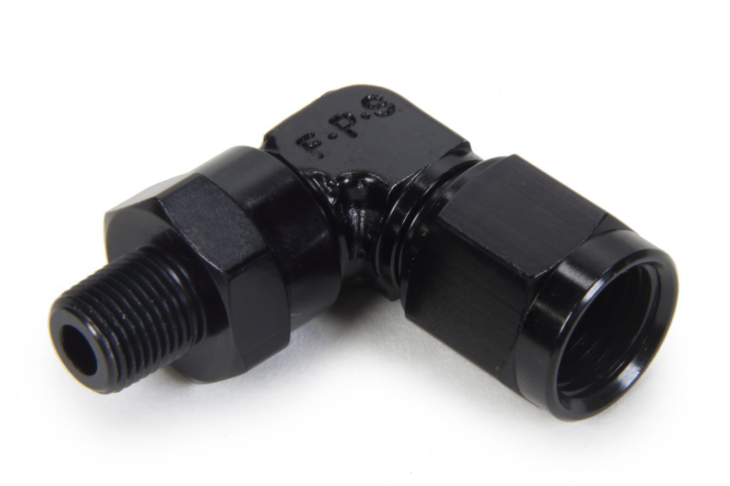 Fragola Performance Systems 499462-BL 6an Female Swivel to 1/8 MPT 90-Degree Fitting Fragola Performance Systems 499462-BL