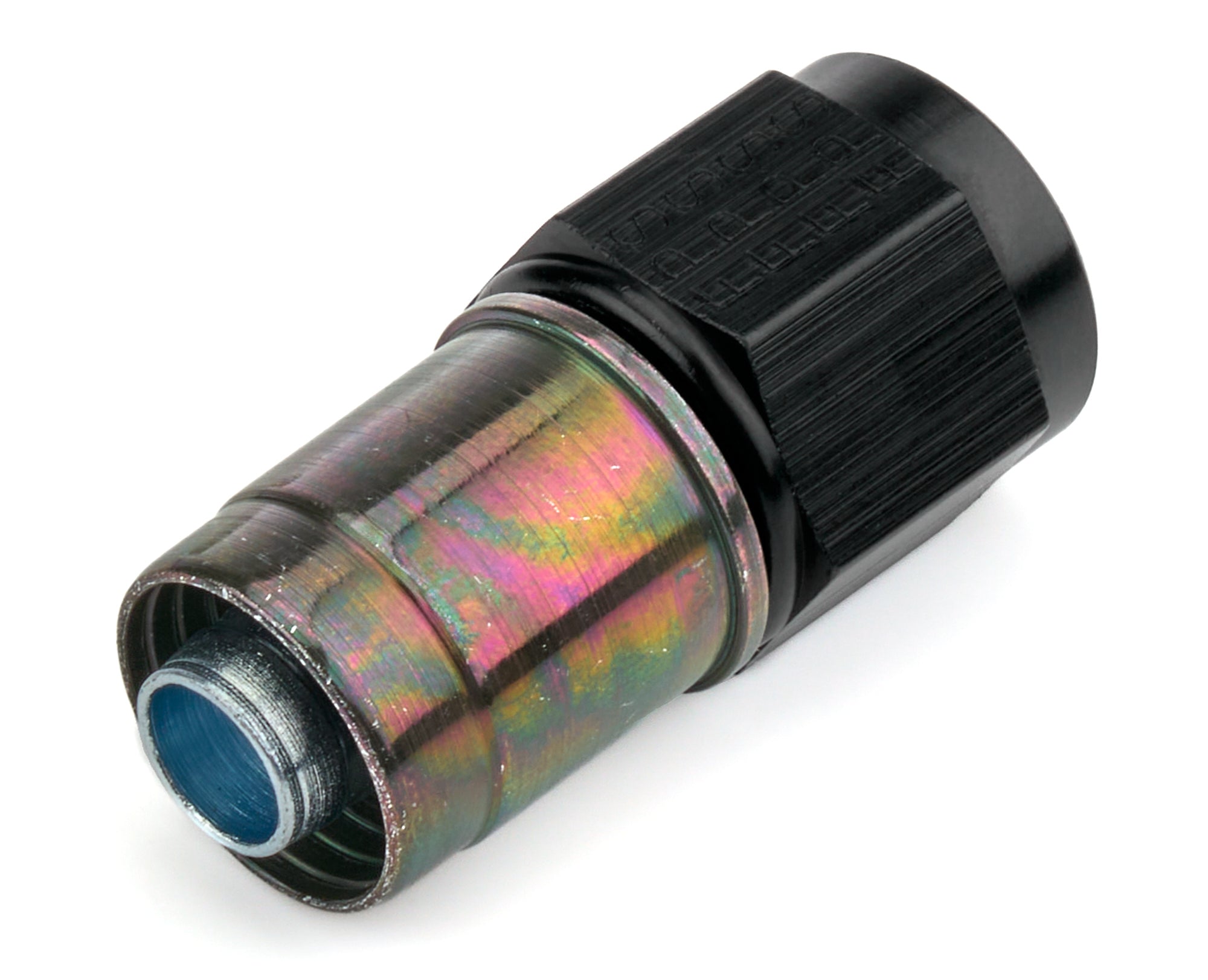 Fragola Performance Systems 5100106 6AN Straight Crimp Hose Fitting Black Fragola Performance Systems 5100106