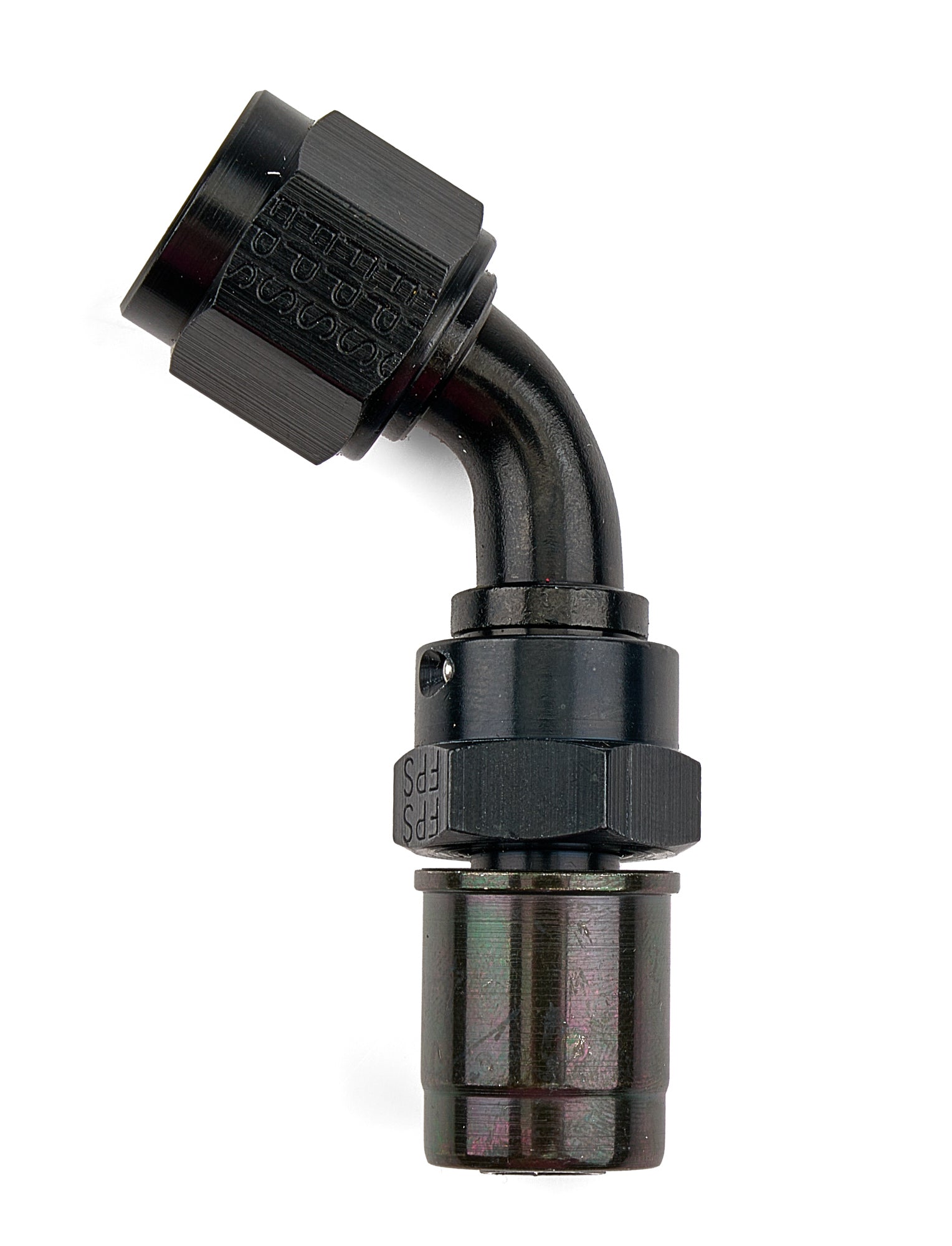 Fragola Performance Systems 5106006 6AN Real ST Crimp On 60 Deg Hose End Black Fragola Performance Systems 5106006