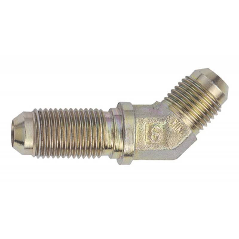 Fragola Performance Systems 583703 #3 x 45 Deg Bulkhead Fitting Steel Fragola Performance Systems 583703