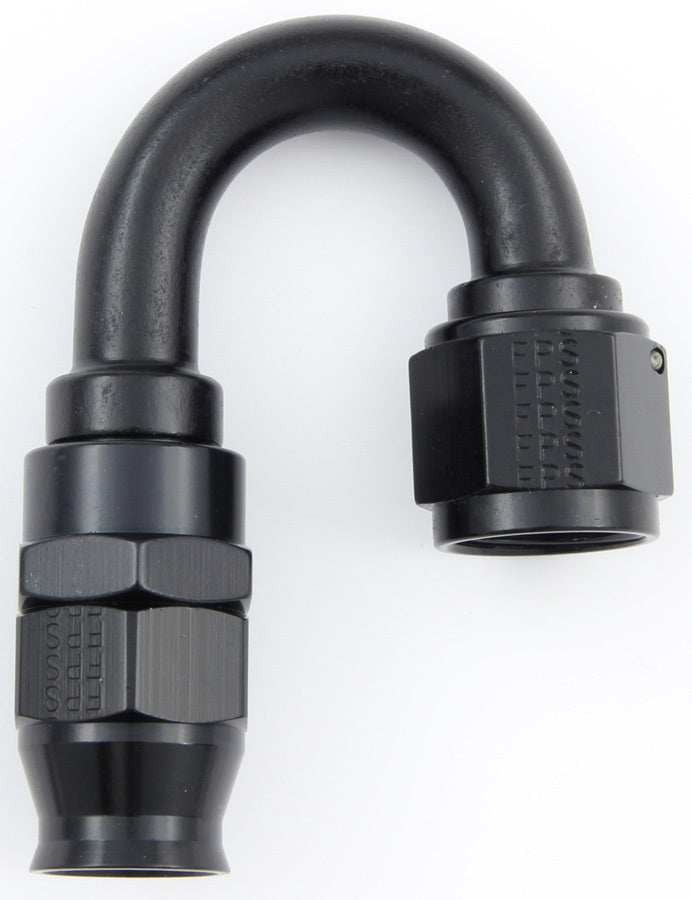 Fragola Performance Systems 681810-BL Hose Fitting #10 180 Deg PTFE Black Fragola Performance Systems 681810-BL