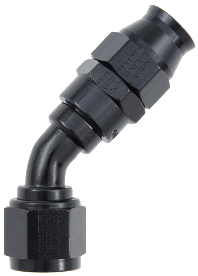 Fragola Performance Systems 684508-BL Hose Fitting #8 45 Deg PTFE Black Fragola Performance Systems 684508-BL
