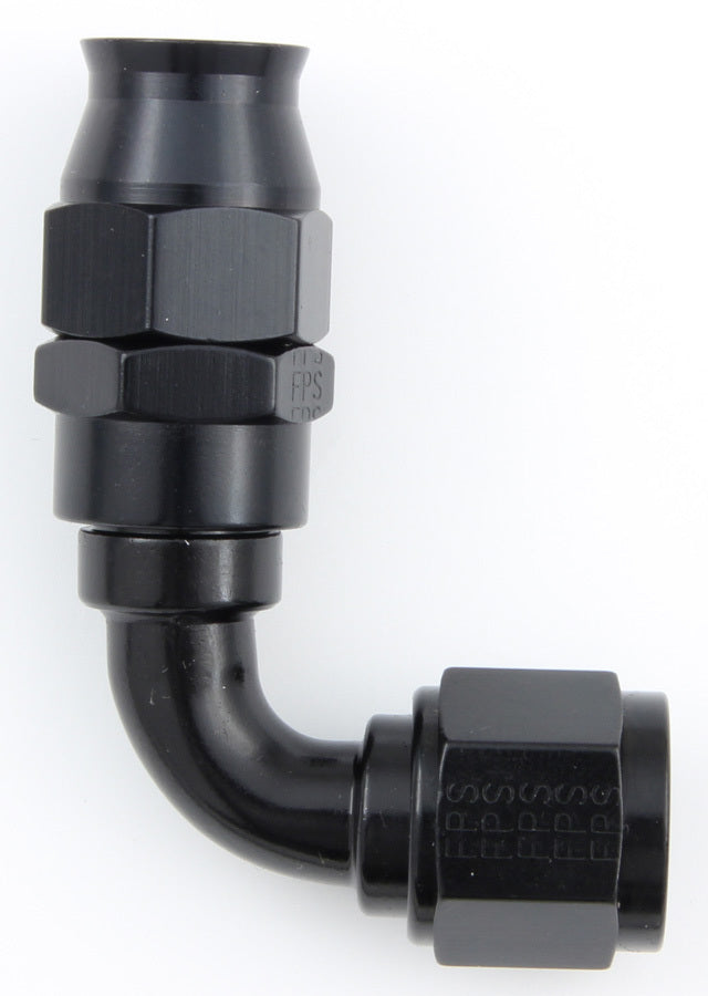 Fragola Performance Systems 689010-BL Hose Fitting #10 90 Deg PTFE Black Fragola Performance Systems 689010-BL
