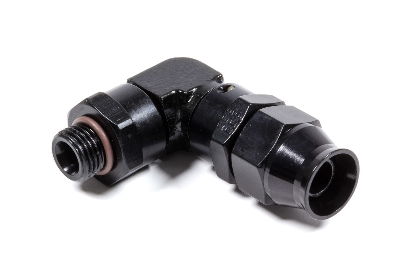 Fragola Performance Systems 689707-BL Hose Fitting #8 90 Deg to #6 ORB PTFE Black Fragola Performance Systems 689707-BL