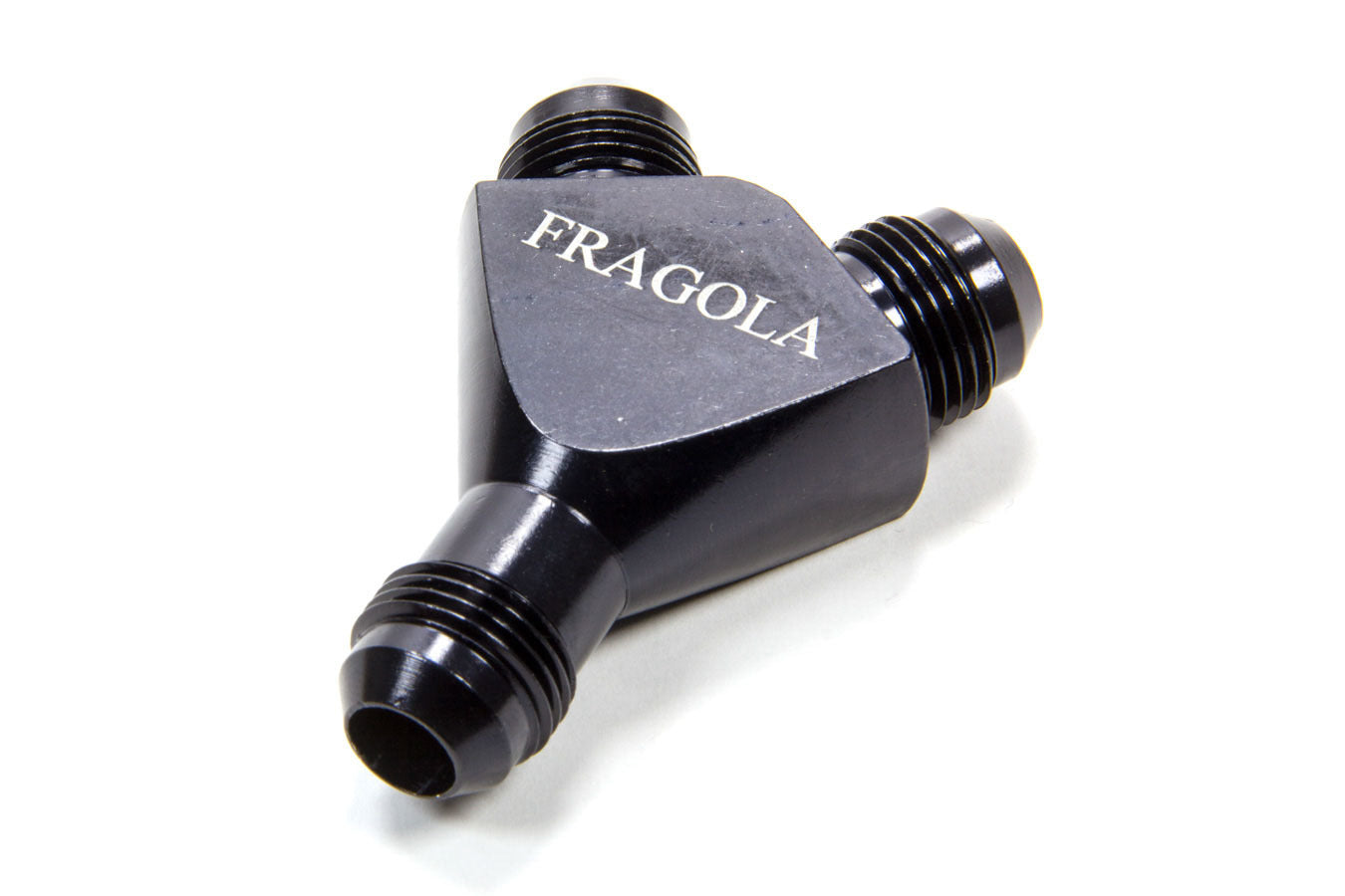 Fragola Performance Systems 900608-BL 8an Y-Male Fitting Black Fragola Performance Systems 900608-BL