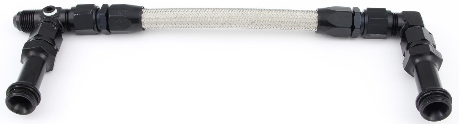 Fragola Performance Systems 920005-BL #8 Fuel Line Kit 7/8-20 Dual Inlet 4500 Black Fragola Performance Systems 920005-BL