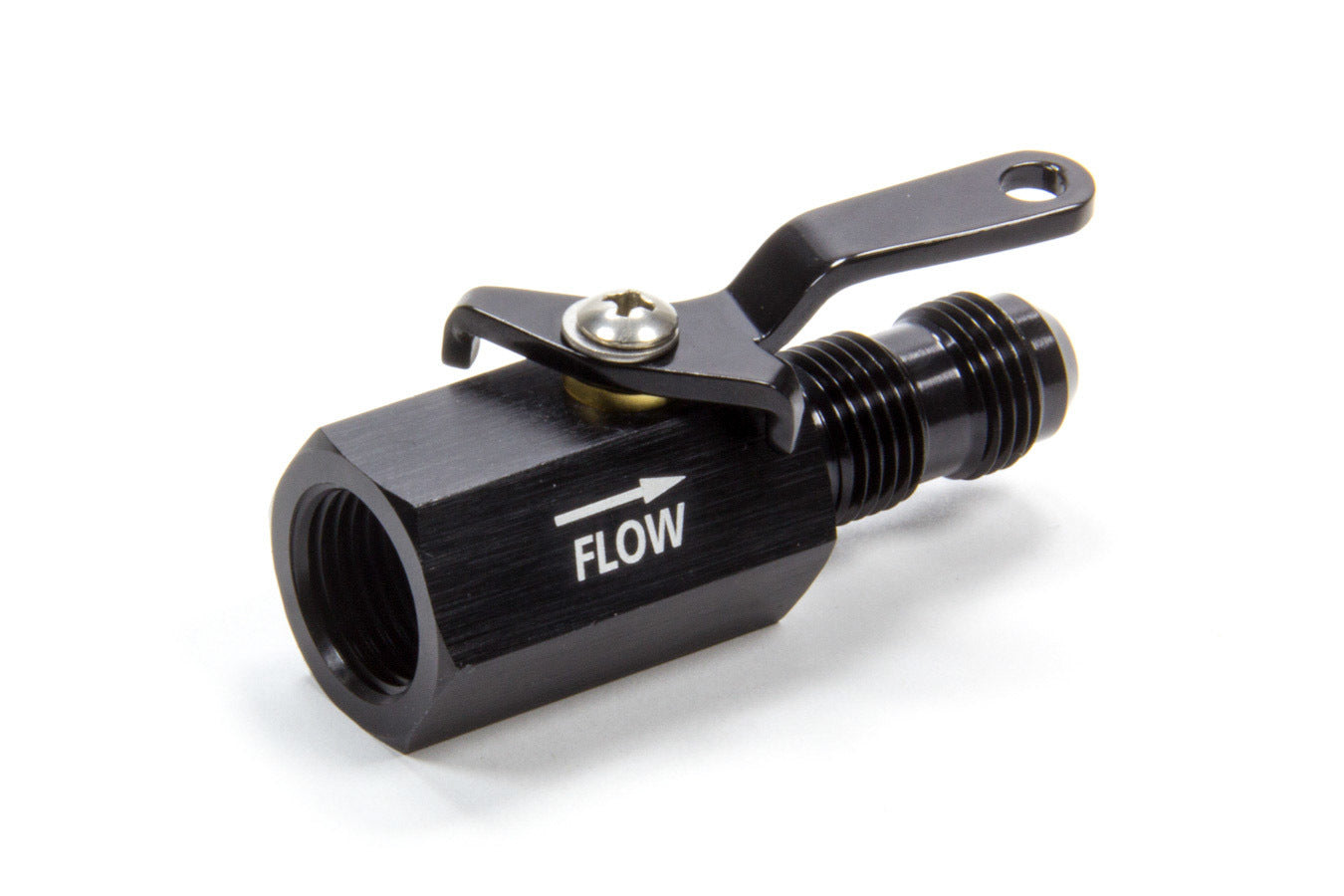 Fragola Performance Systems 961006-BL #6 Shut off Valve Black Female Inlet/Male Outlet Fragola Performance Systems 961006-BL