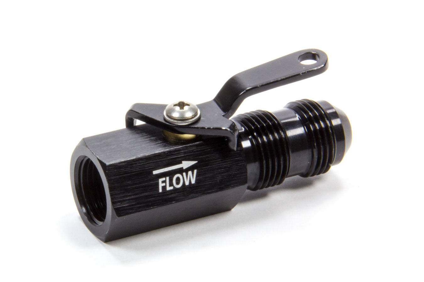 Fragola Performance Systems 961008-BL #8 Shut off Valve Black Female Inlet/Male Outlet Fragola Performance Systems 961008-BL