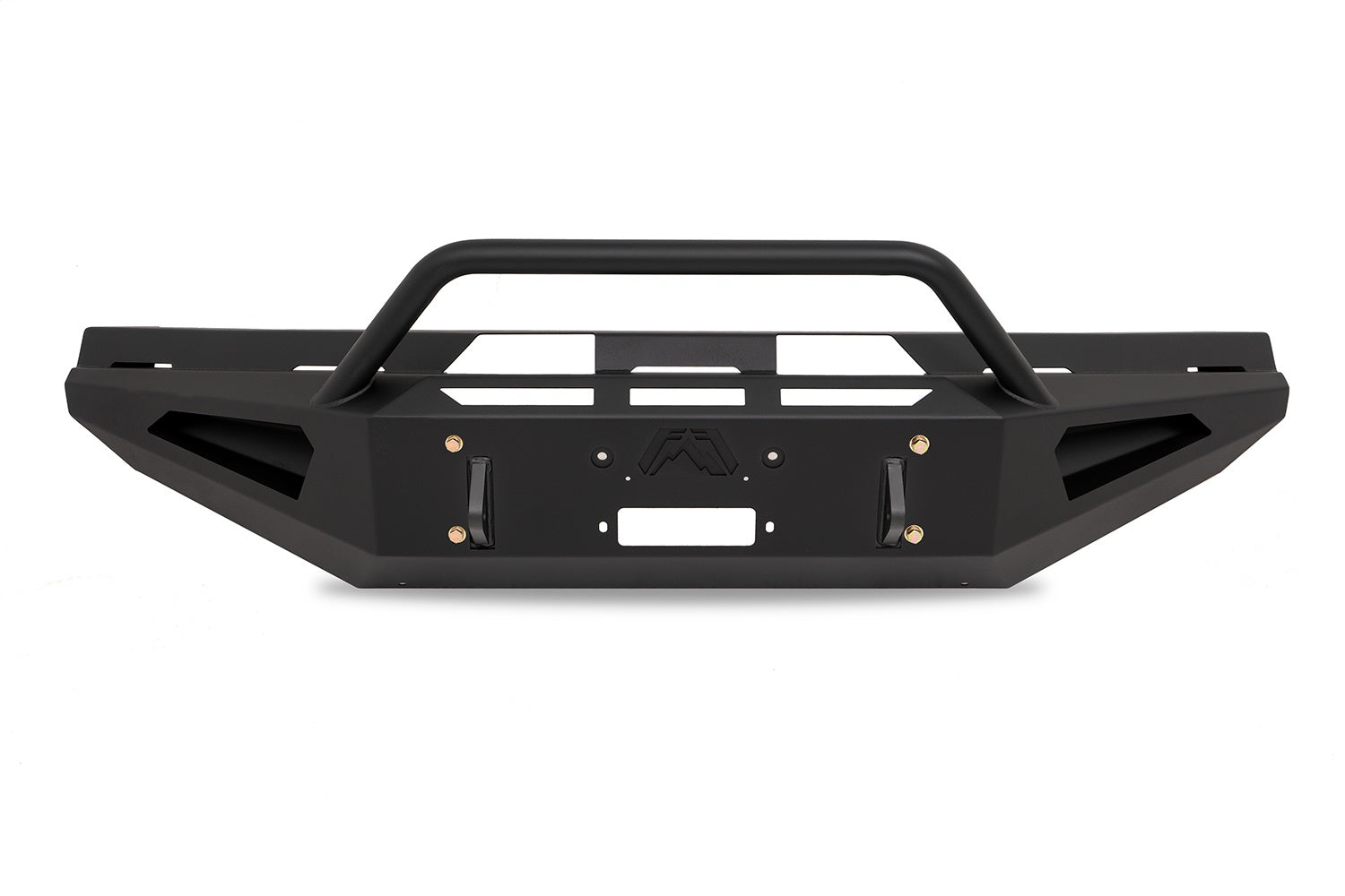 Fab Fours FS08-RS1962-1 Red Steel Front Bumper; w/Pre-Runner Guard; Fab Fours FS08-RS1962-1