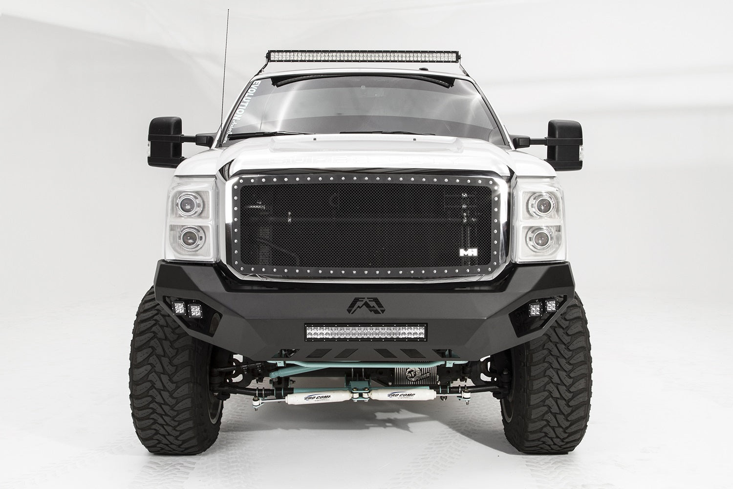 Fab Fours FS11-V2551-B Vengeance Front Bumper; Uncoated/Paintable; No Guard; [AWSL]; Fab Fours FS11-V2551-B