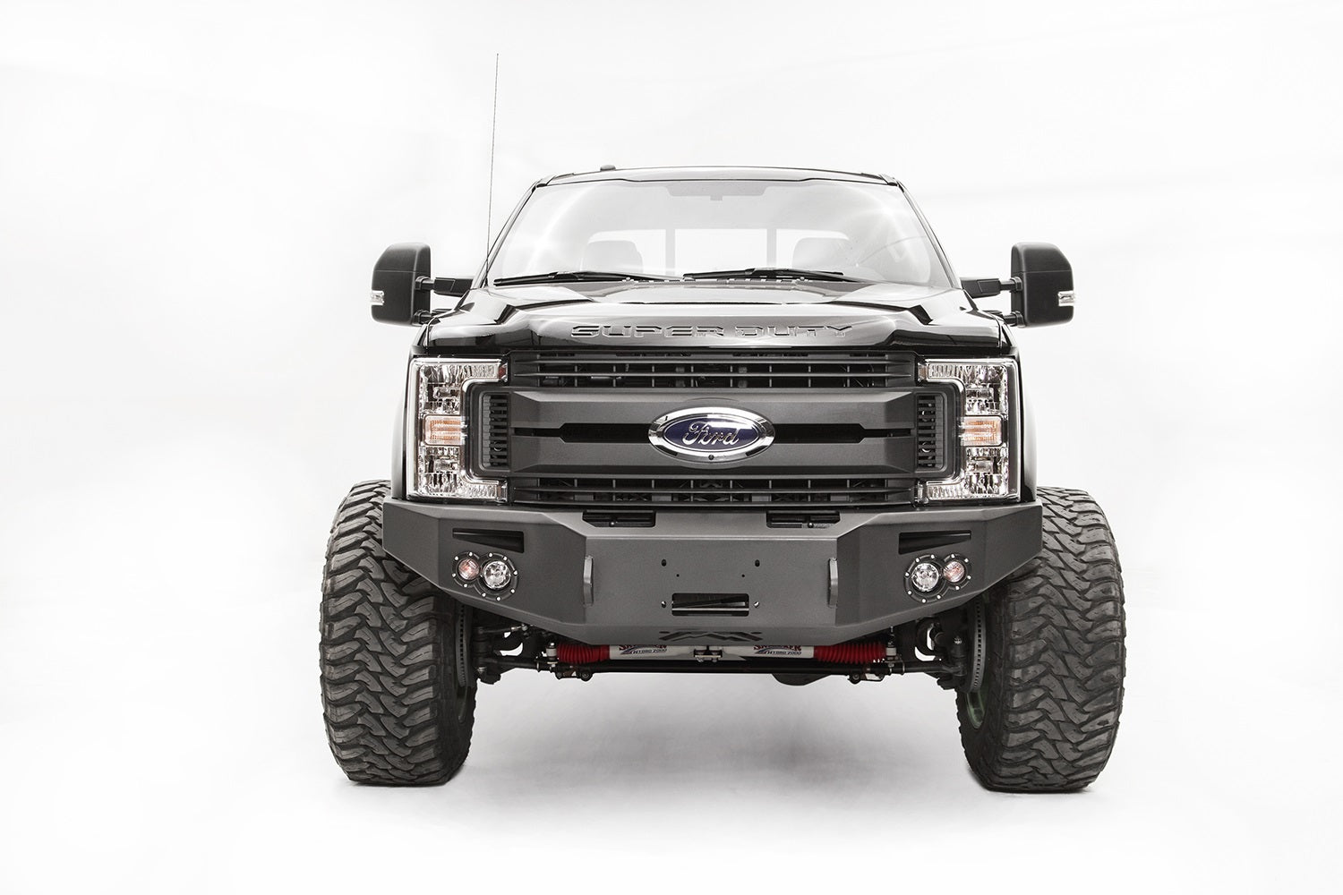 Fab Fours FS17-A4151-B Premium Winch Front Bumper; Uncoated/Paintable; w/No Grill Guard; [AWSL]; Fab Fours FS17-A4151-B