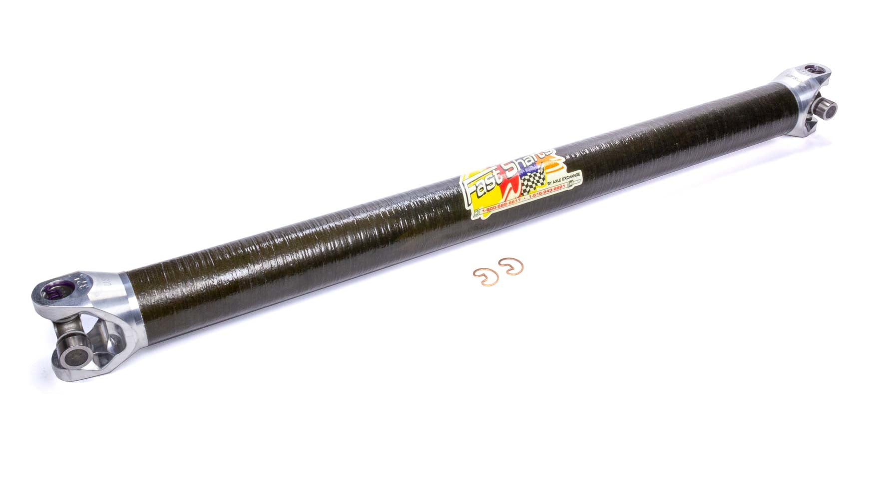 Fast Shafts 275CF-10x10375 Drive Shaft Carbon Fiber 2.75in Dia 37.5in Long Fast Shafts 275CF-10x10375