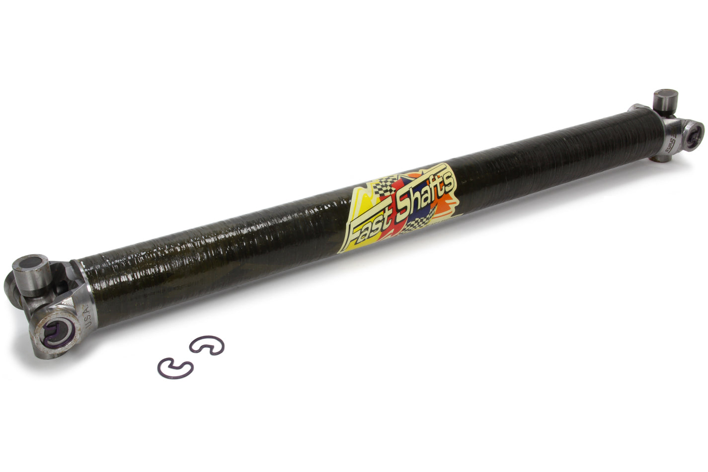 Fast Shafts 2CF-10X10-285-STL Driveshaft Carbon Fiber 28.5in Steel Ends 2-1/4 Fast Shafts 2CF-10X10-285-STL
