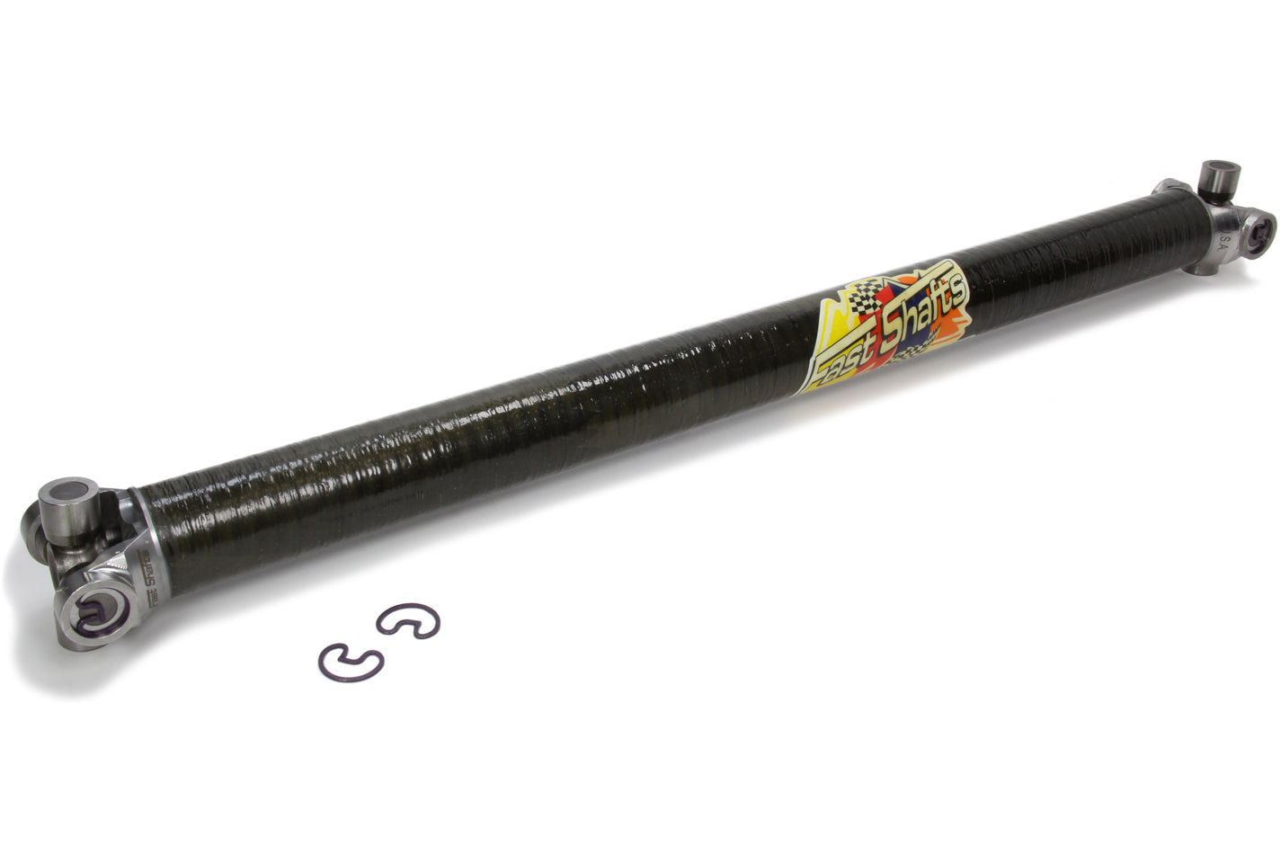Fast Shafts 2CF-10X10-32-STL Driveshaft Carbon Fiber 32in Steel Ends 2-1/4 Fast Shafts 2CF-10X10-32-STL