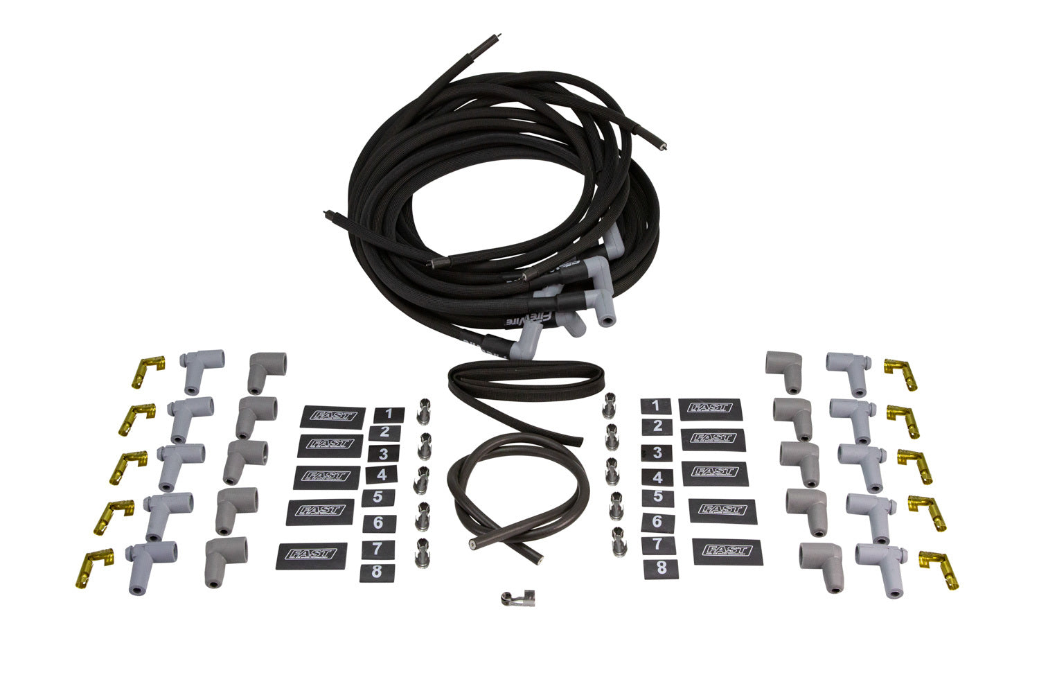 FAST 295-0082 Spark Plug Wire Set 8.5mm w/Sleeve 90 Degree FAST 295-0082