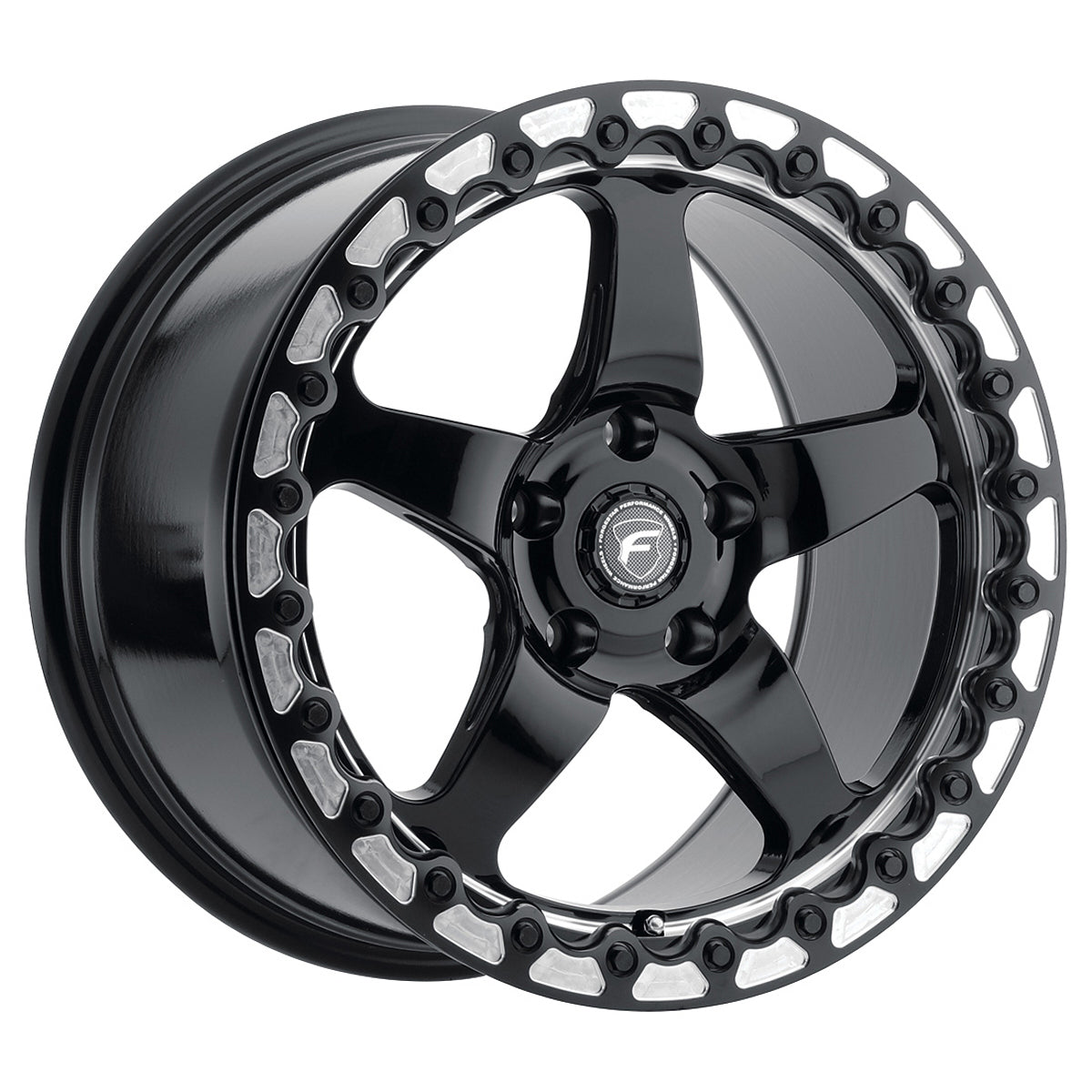 Forgestar F001B0071P22 15x10 D5 Drag Wheel 5x115mm 6.4 BC Forgestar F001B0071P22