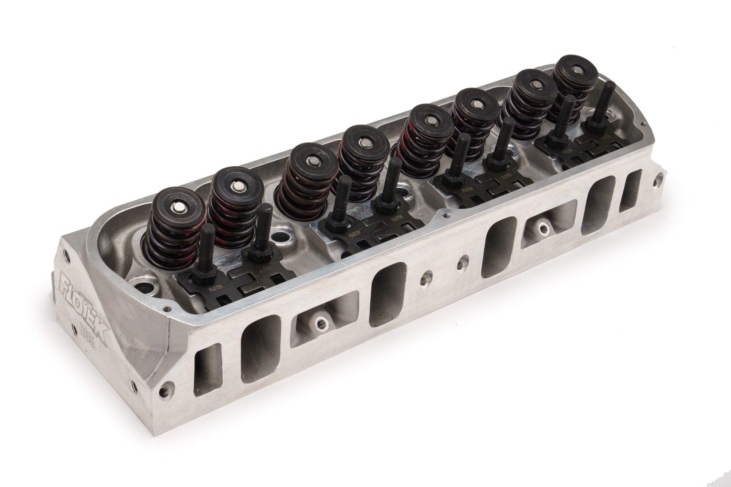 FLOTEK Performance Cylinder Heads 2205-HR-505 SBF 205cc Alm Cyl Head Hammer Series Assembled FLOTEK Performance Cylinder Heads 2205-HR-505