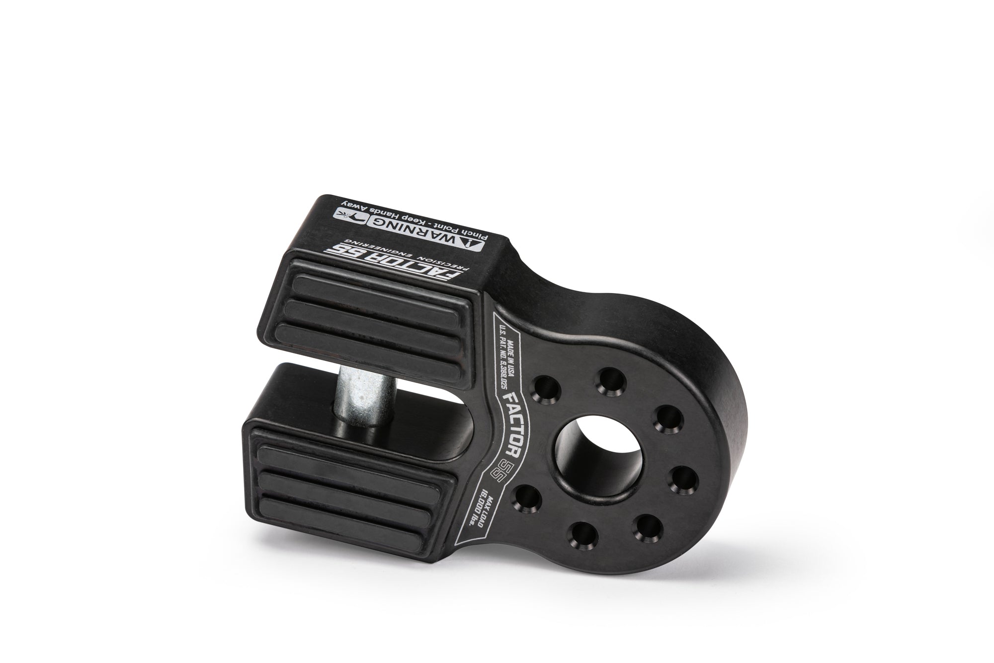 Factor 55 00050-04 Flatlink Winch Shackle Mount Black Factor 55 00050-04