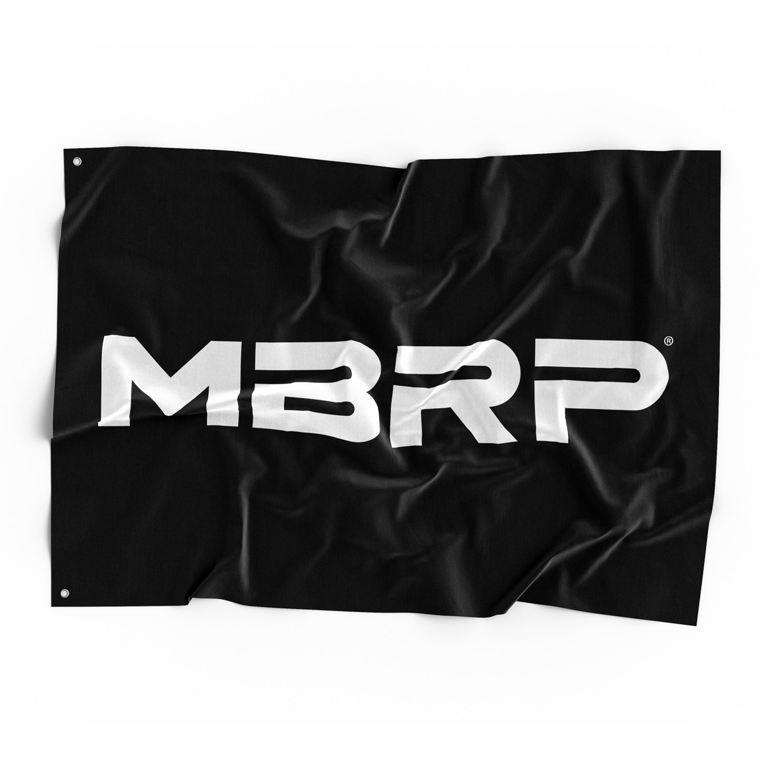 MBRP Exhaust B0839 Flag; MBRP Logo; 27 x 54 in.; Black; MBRP Exhaust B0839