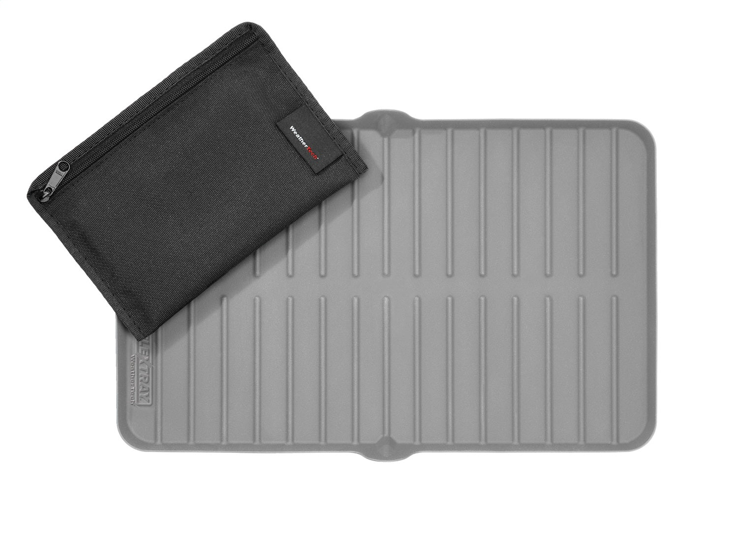 Weathertech 8AFT1GR WeatherTech® FlexTray; Gray; w/o Storage Bag; Weathertech 8AFT1GR