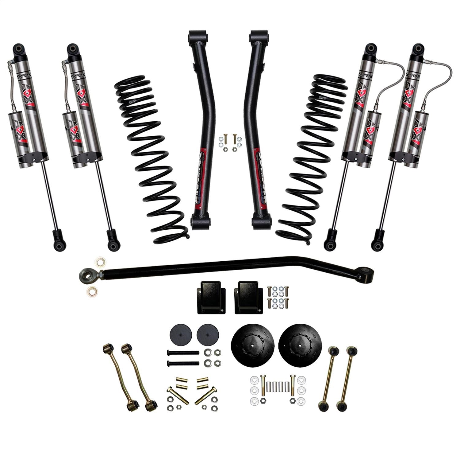 Skyjacker G350KXLT 3.5 in. Suspension Lift Kit With ADX 2.0 Remote Reservoir Shocks. Skyjacker G350KXLT