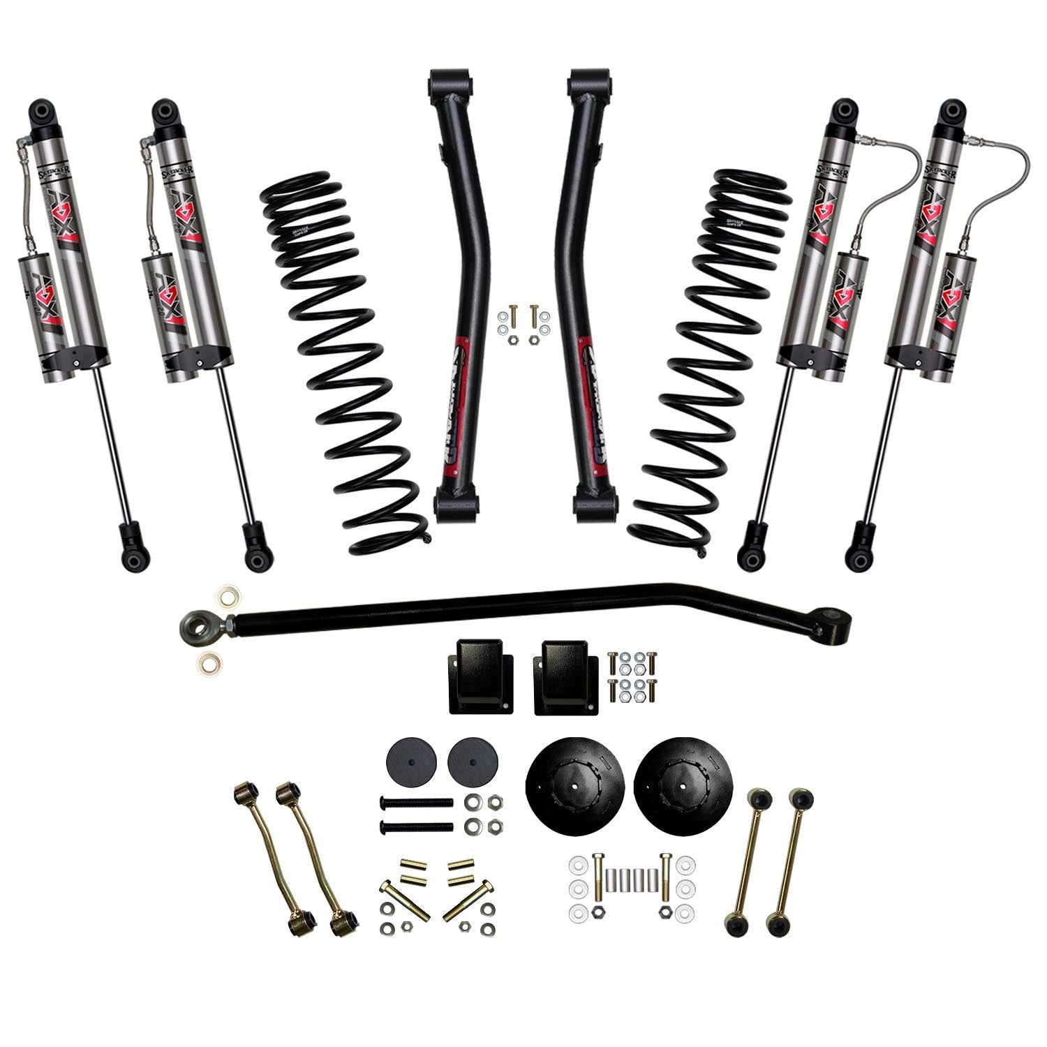 Skyjacker G350KXLTD 3.5 in. Suspension Lift Kit With ADX 2.0 Remote Reservoir Shocks. Skyjacker G350KXLTD