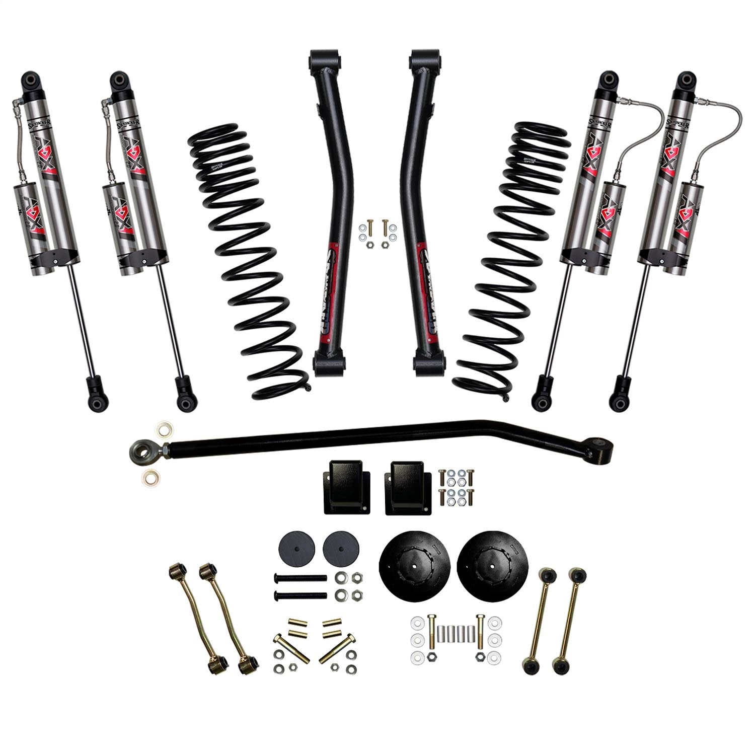 Skyjacker G350RKXLT 3.5 in. Suspension Lift Kit With ADX 2.0 Remote Reservoir Shocks. Skyjacker G350RKXLT