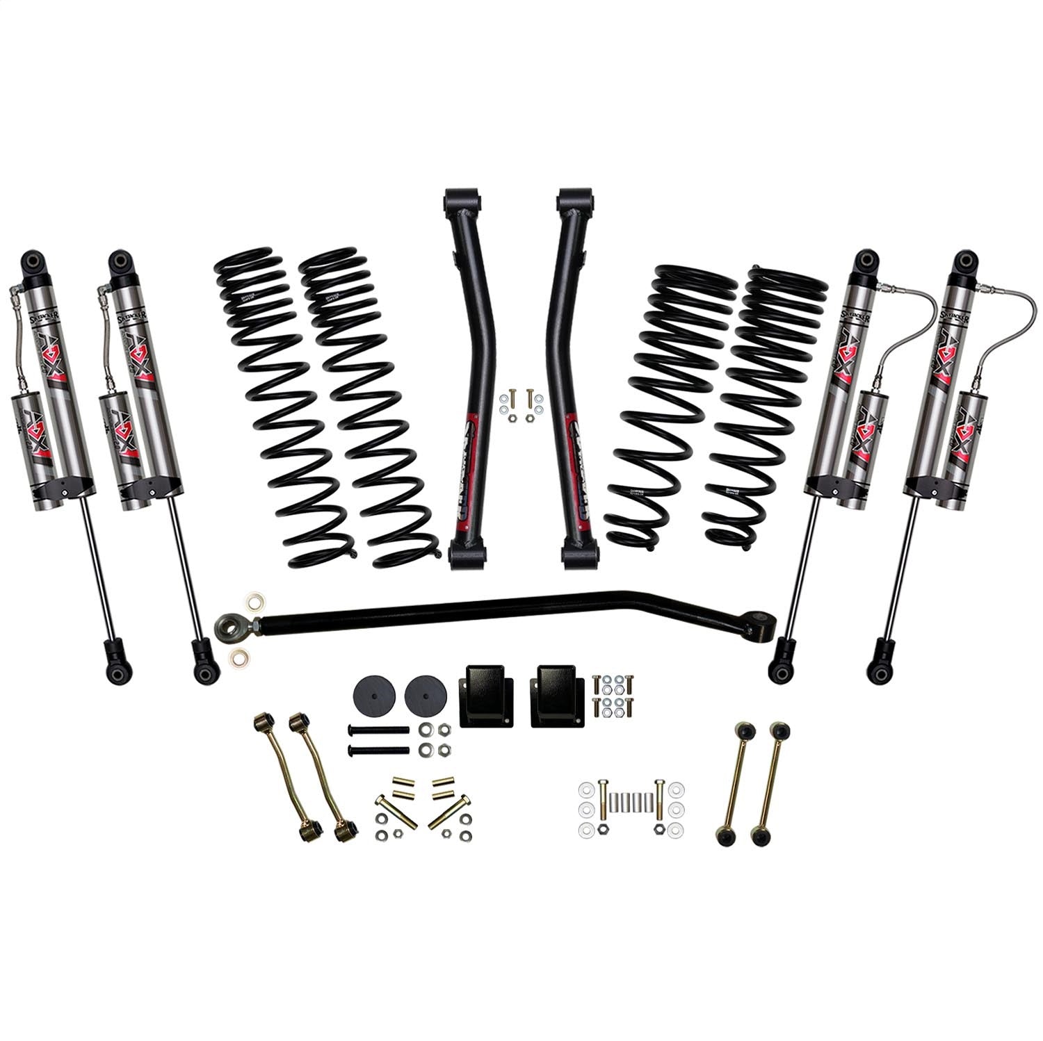 Skyjacker G351KXLT 3.5 in. Suspension Lift System With ADX 2.0 Remote Reservoir Shocks. Skyjacker G351KXLT
