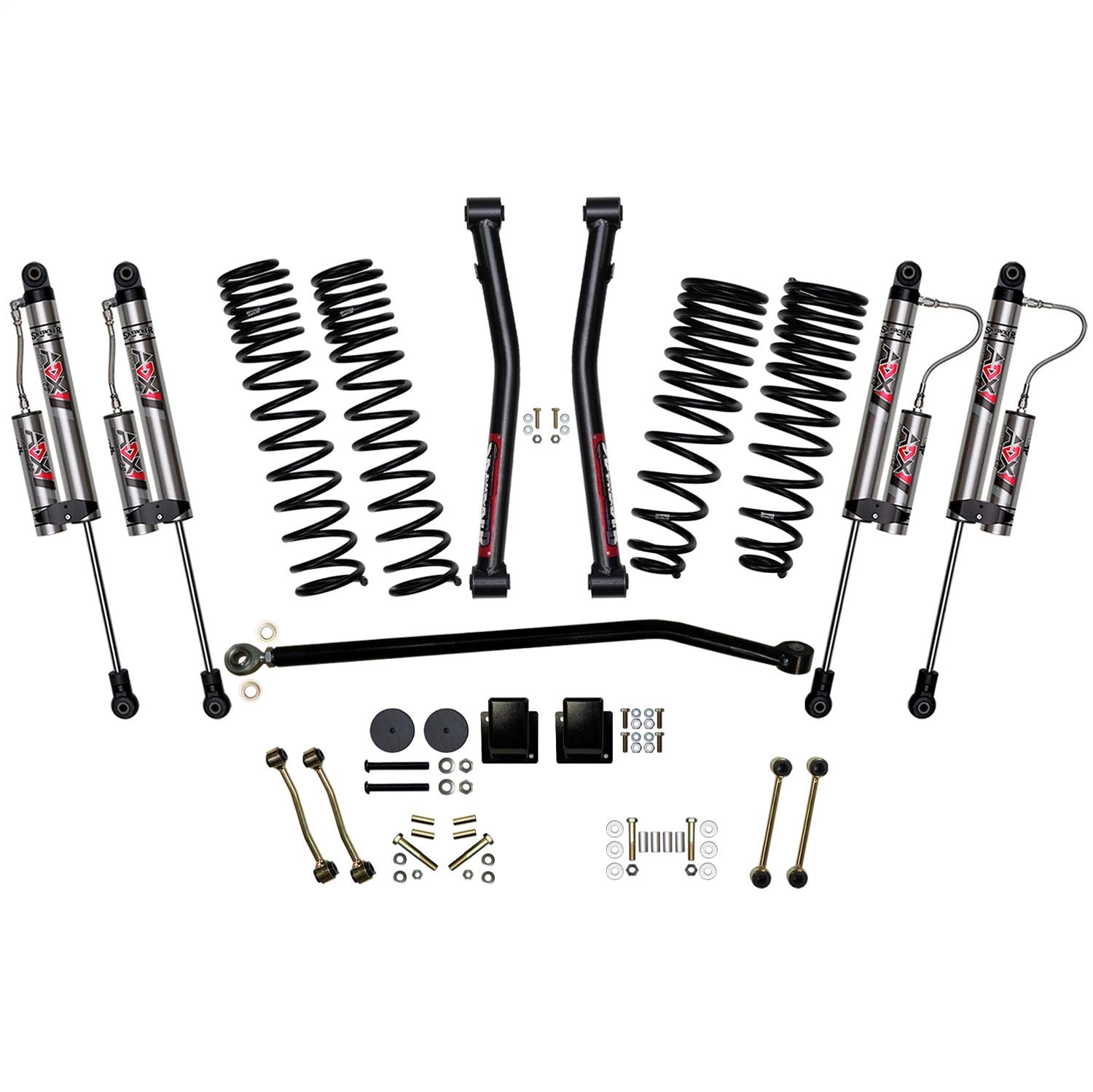 Skyjacker G351RKXLT 3.5 in. Suspension Lift System With ADX 2.0 Remote Reservoir Shocks. Skyjacker G351RKXLT