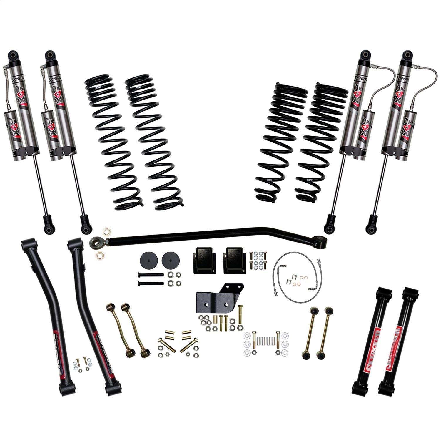 Skyjacker G452RKXLT 4.5 in. Suspension Lift System With ADX 2.0 Remote Reservoir Shocks. Skyjacker G452RKXLT