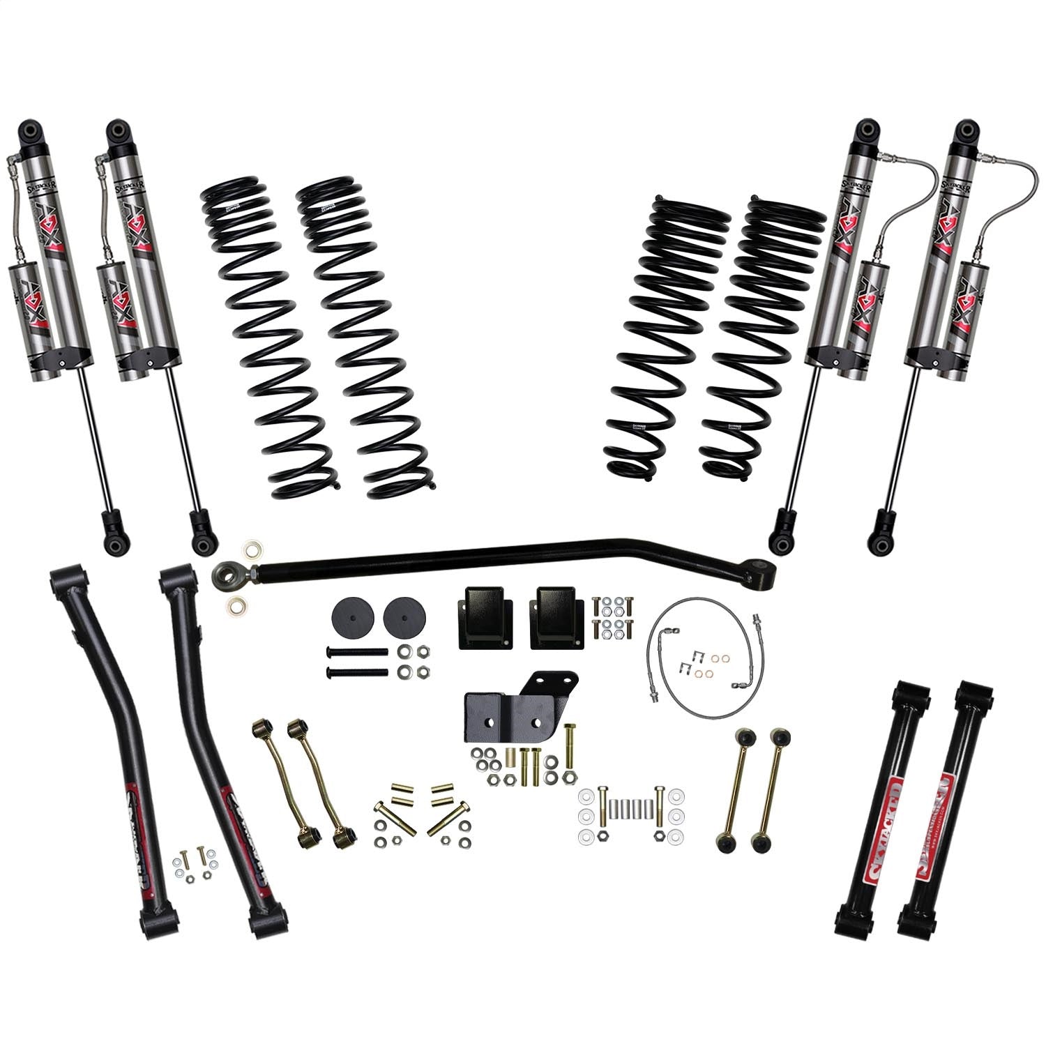Skyjacker G452RKXLTD 4.5 in. Suspension Lift System With ADX 2.0 Remote Reservoir Shocks. Skyjacker G452RKXLTD