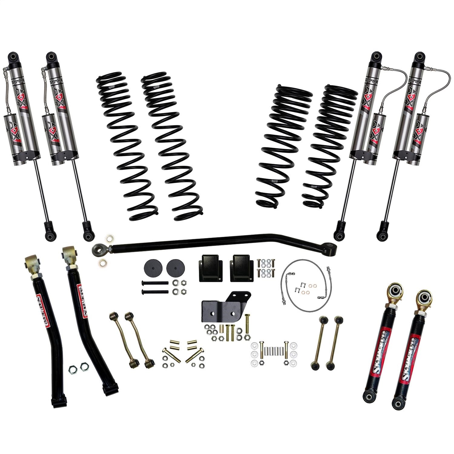 Skyjacker G652KXLT 6.5 in. Suspension Lift System With ADX 2.0 Remote Reservoir Shocks. Skyjacker G652KXLT