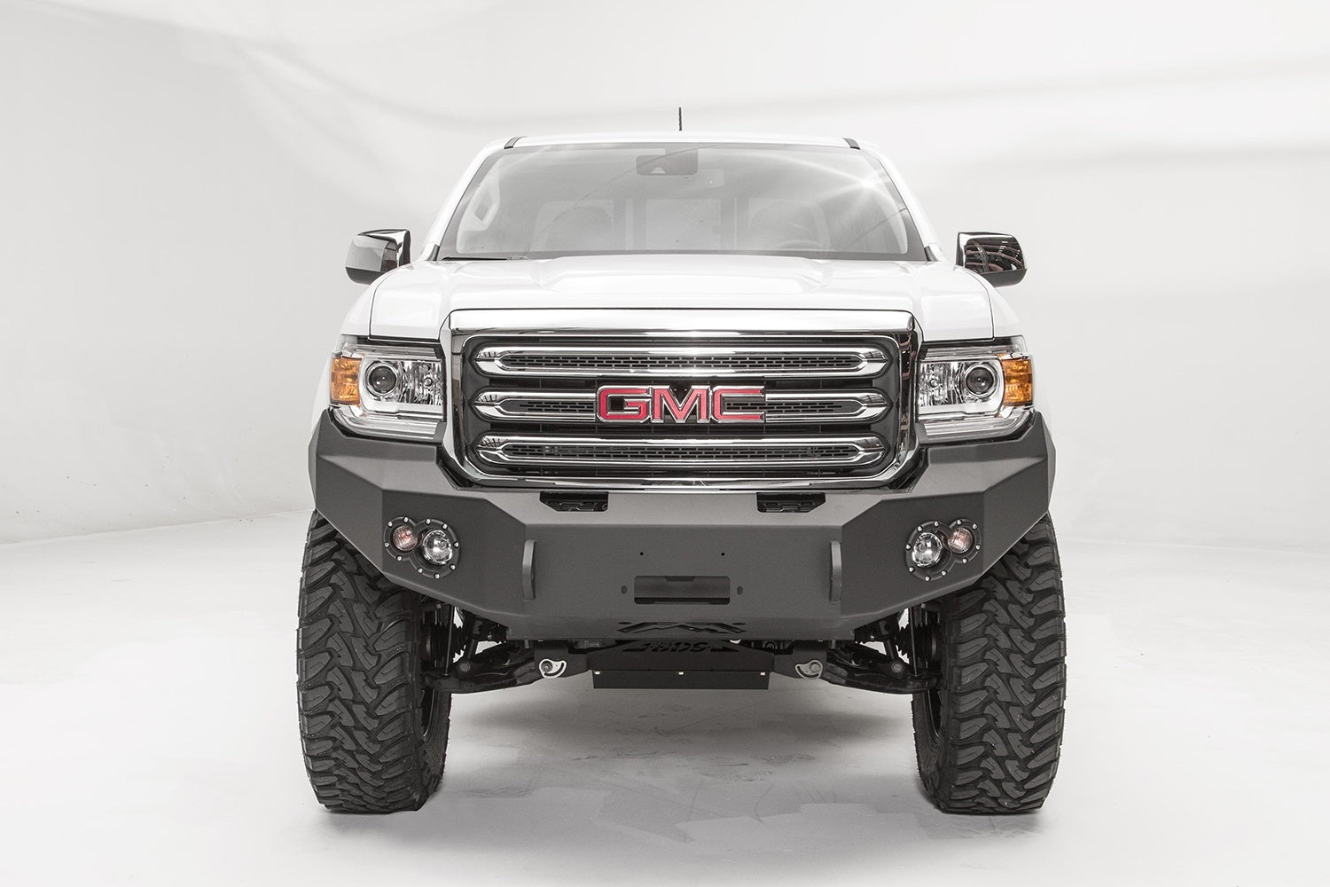 Fab Fours GC15-H3451-B Premium Winch Front Bumper; Uncoated/Paintable; w/No Guard; [AWSL]; Fab Fours GC15-H3451-B