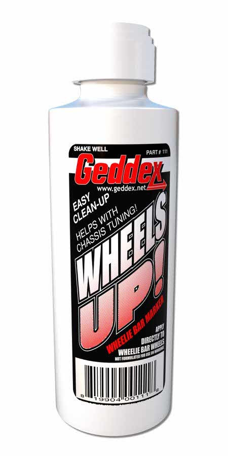 Geddex 111 Wheels Up Wheelie Bar Marker White 3oz Bottle Geddex 111