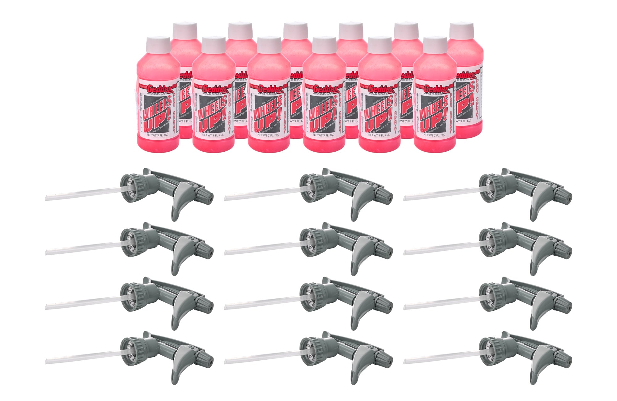 Geddex 115C12 Pro Spray Wheelie Bar Marker Pink Case 12x7oz Geddex 115C12